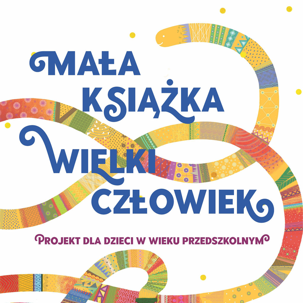 Grafika promocyjna projektu "Mała książka - wielki cżłowiek"