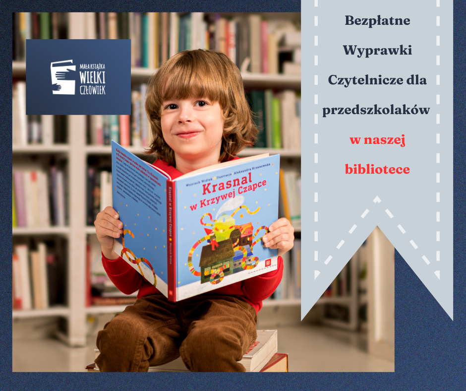 Bezpłatne wyprawki czytelnicze dla przedszkolaków w naszej bibliotece w ramach ogólnopolskiej akcji "Mała książka - wielki człowiek" 